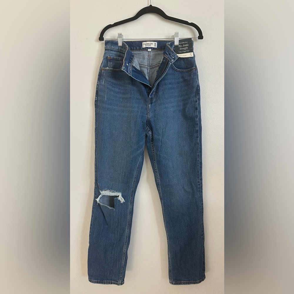 Abercrombie & Fitch Ultra High Rise Blue Jeans